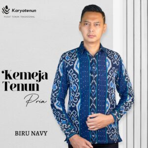 kemeja tenun modern